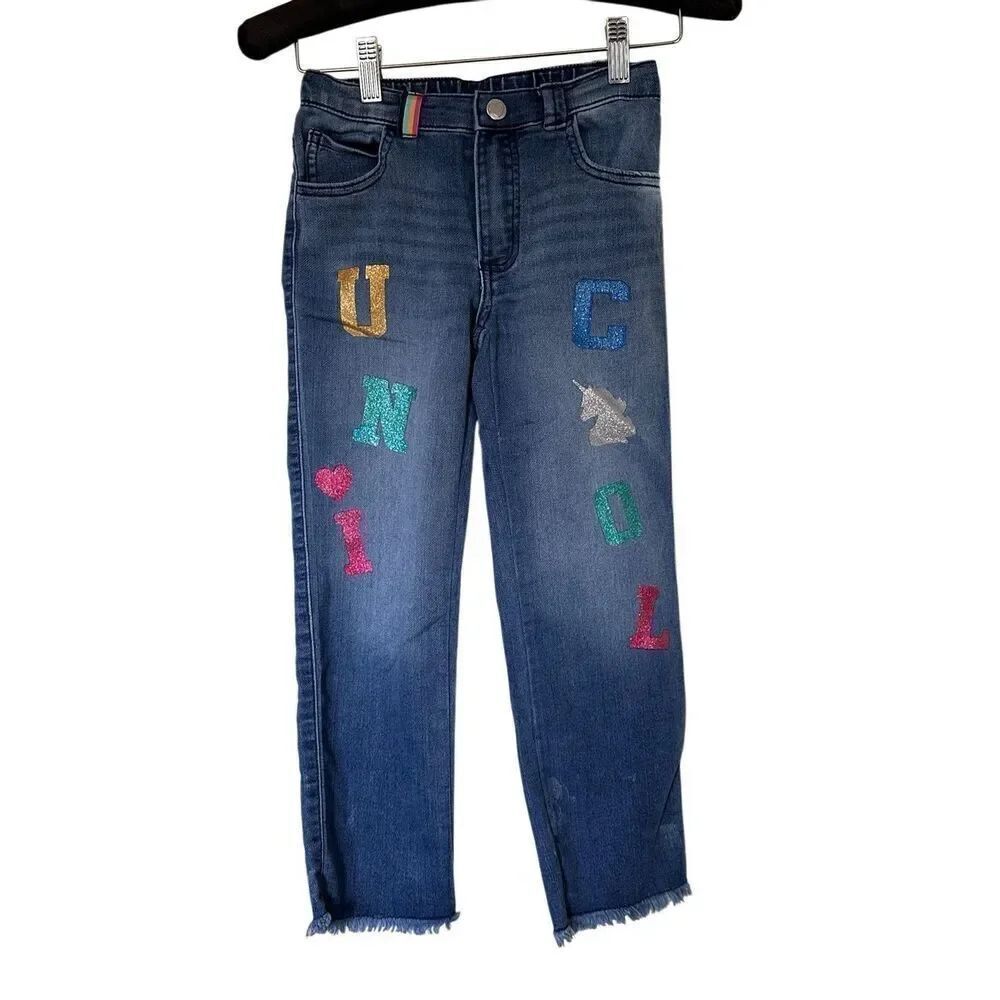 Girls 365 Kids from Garanimals Unicorn Embroidered Jeans Sz 6